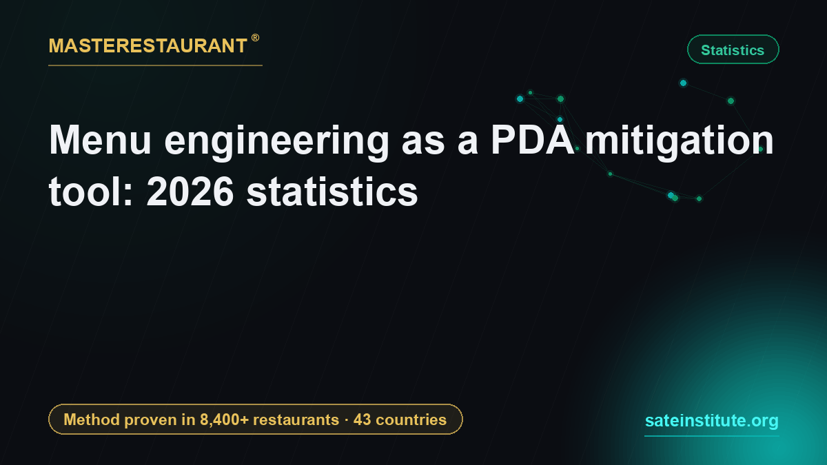 Menu engineering as a PDA mitigation tool: 2026 statistics — Masterestaurant
