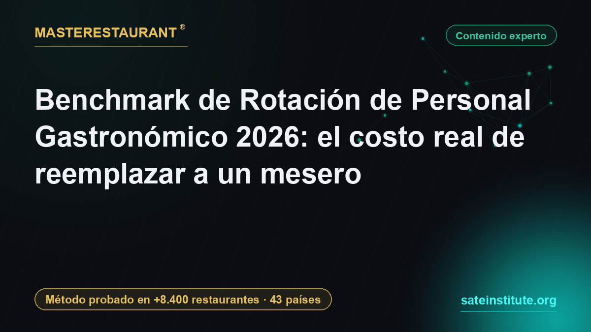 Restaurant Staff Turnover Benchmark 2026: The True Cost of Replacing a Server — Masterestaurant