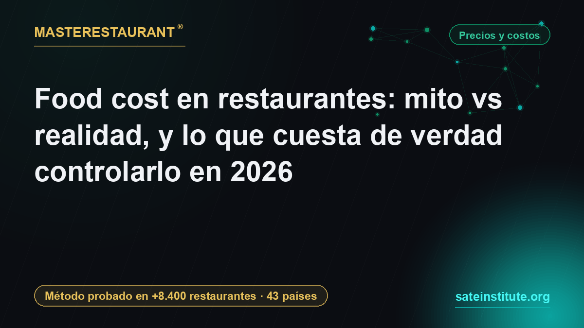 Food Cost in Restaurants: Myth vs Reality, and What Controlling It Actually Costs in 2026 — Masterestaurant
