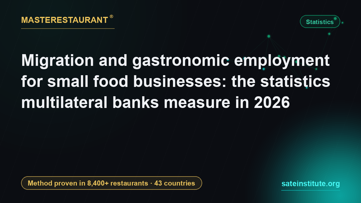 Migration and gastronomic employment for small food businesses: the statistics multilateral banks measure in 2026 — Masterestaurant
