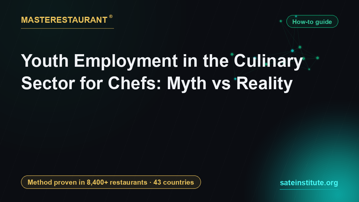 Youth Employment in the Culinary Sector for Chefs: Myth vs Reality — Masterestaurant